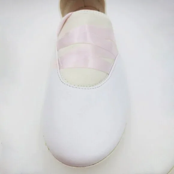 RARE Adidas Ballet Fu Low White Light Pink Ribbon Size 9 2012 - Picture 5 of 15